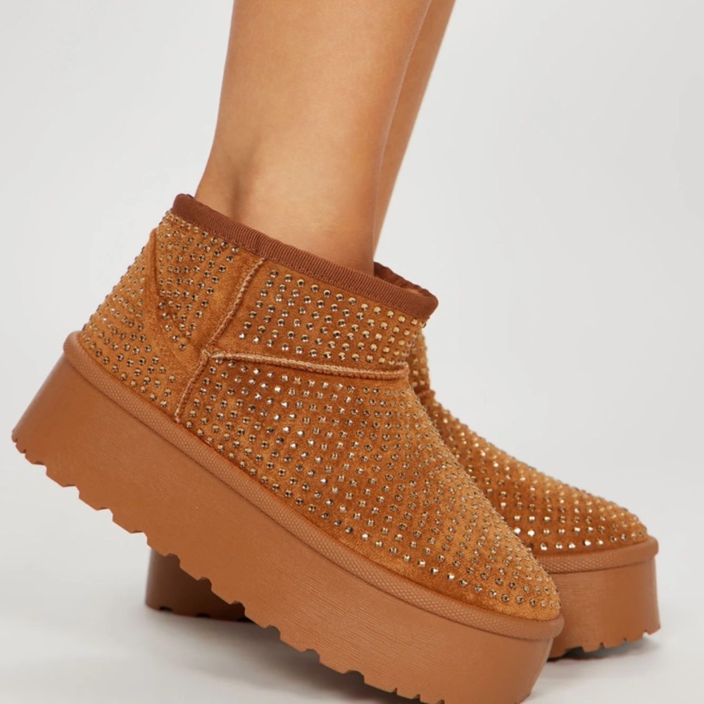 Fashion Nova Studded Booties
